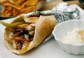 Shish Tawook sandwich