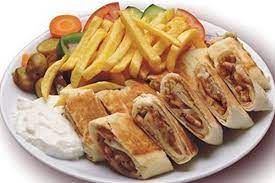Fries Saj Sandwich
