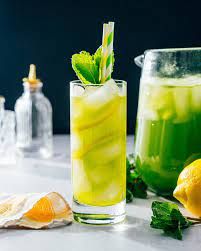 Fresh Mint Lemon Juice