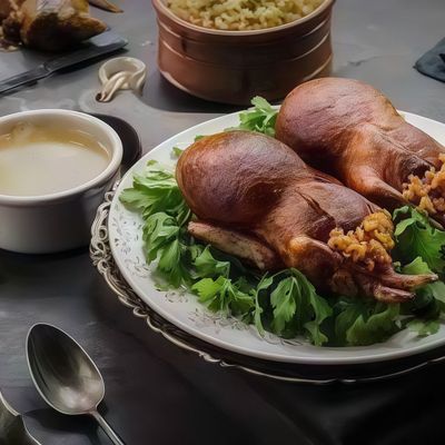 2 stuffed Pigeon