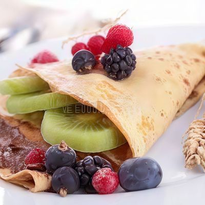 Fruit Chocolate Crepe
