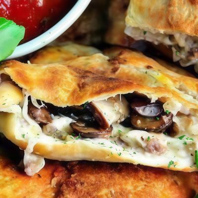 Mushroom Calzone