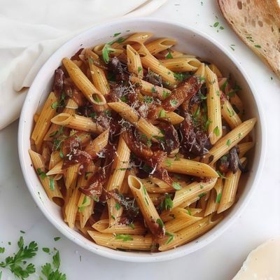 Penne Pasta with Roumy Cheese