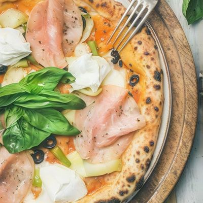 Smoked Turkey Italian Pizza