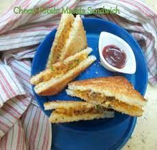Potatoes Sandwich With Cheese