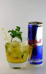 Mojito Redbull Soda cocktail