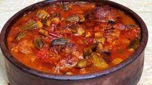 Okra Casserole With Lamb