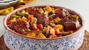 Mix Vegetables Casserole With Kunduz Meat