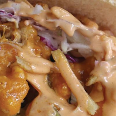 Hot Dynamite Chicken Burger