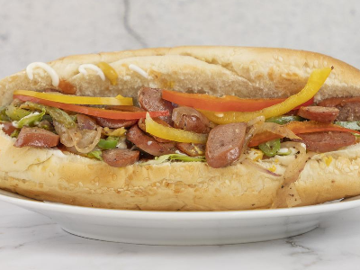 Oriental Sausage Sandwich