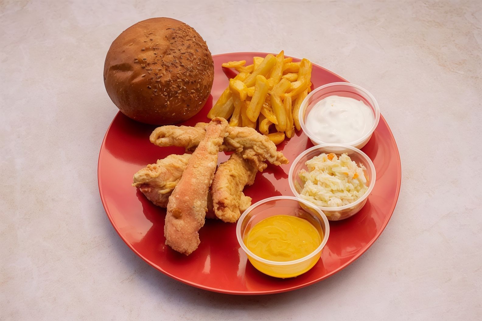 10 chicken strips pieces meal