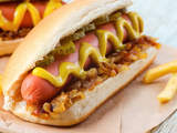Hot dog sandwich - Syrian bread