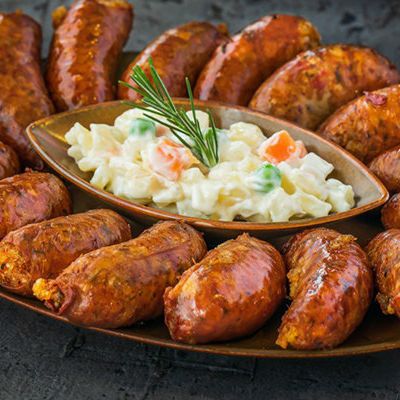1/4 Mombar With Salad And Bread