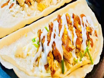 Crispy Squid Crepe