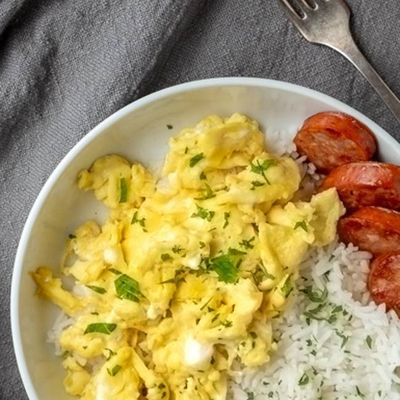 Sausage And Eggs Platter