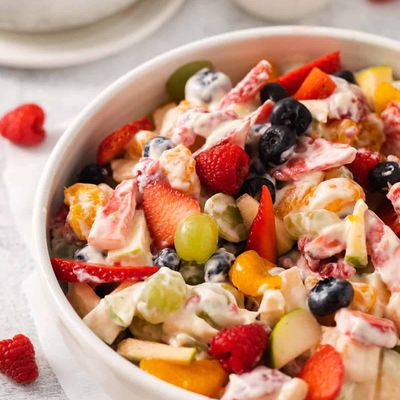 Crunchy fruit salad
