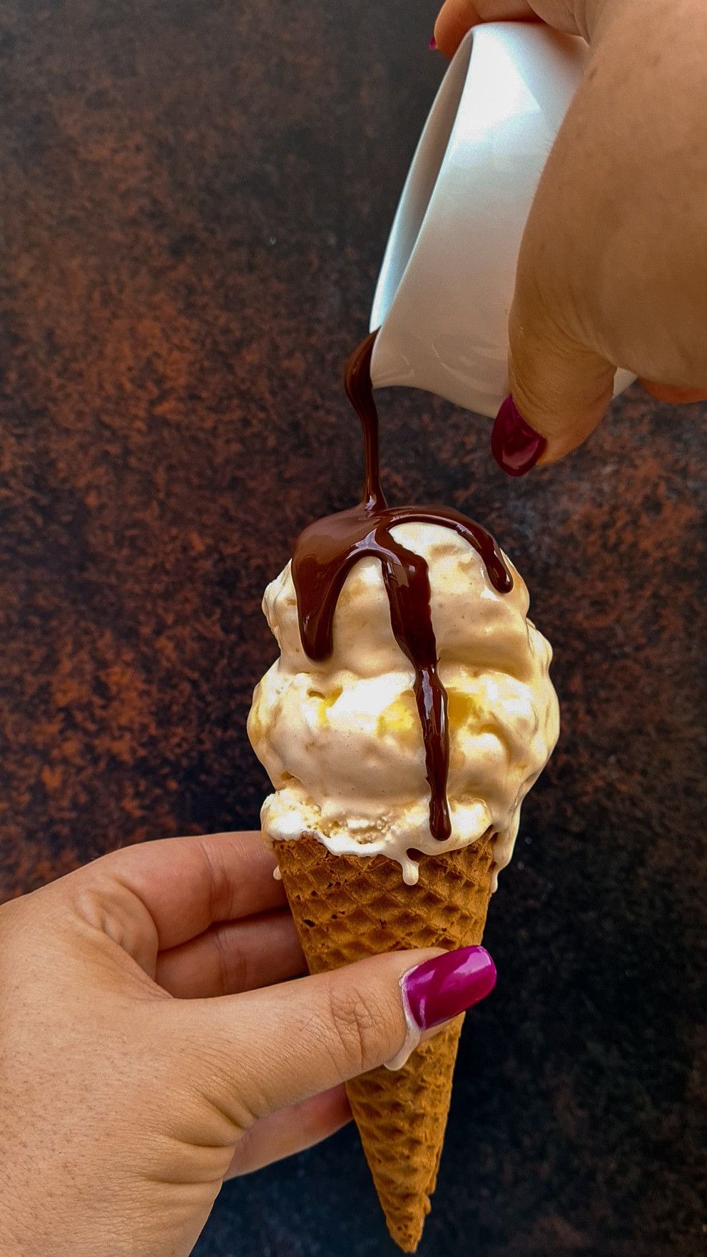 Cono Ice Cream With Milk