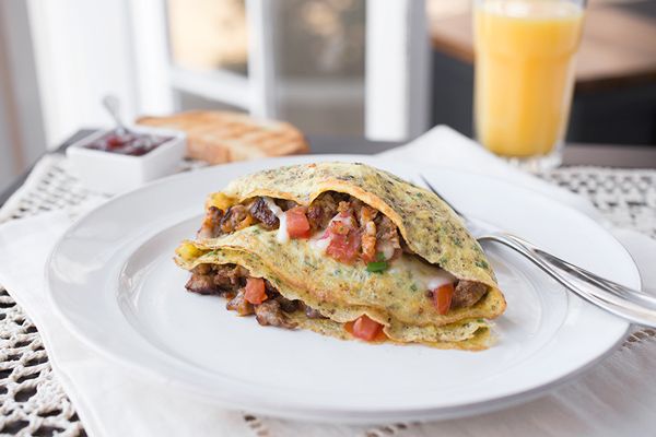 Sausage crepe
