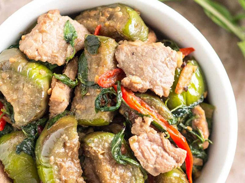 Thai Style Eggplant