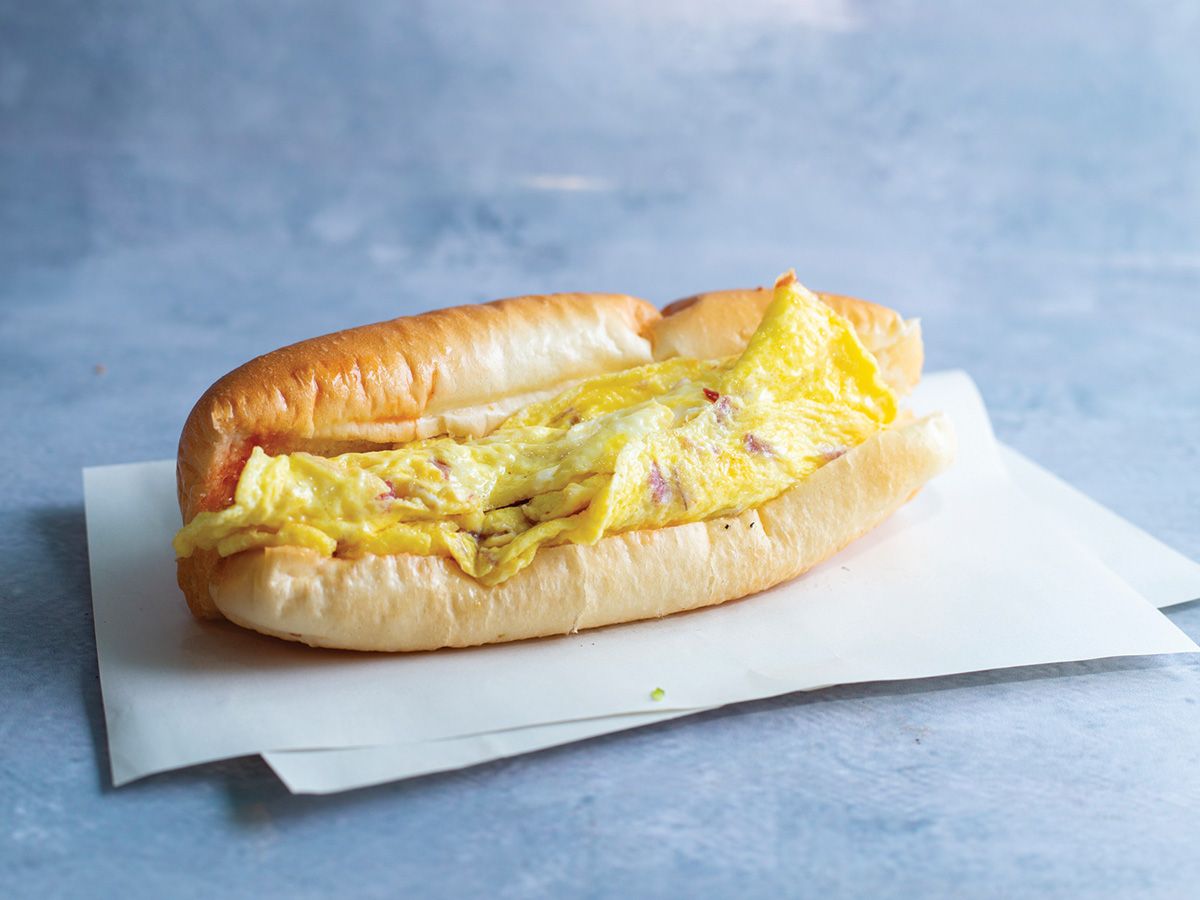 Eggs With Pastrami Fino Sandwich