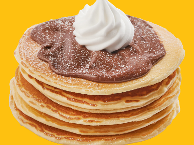 Hazelnut Chocolate Pancakes