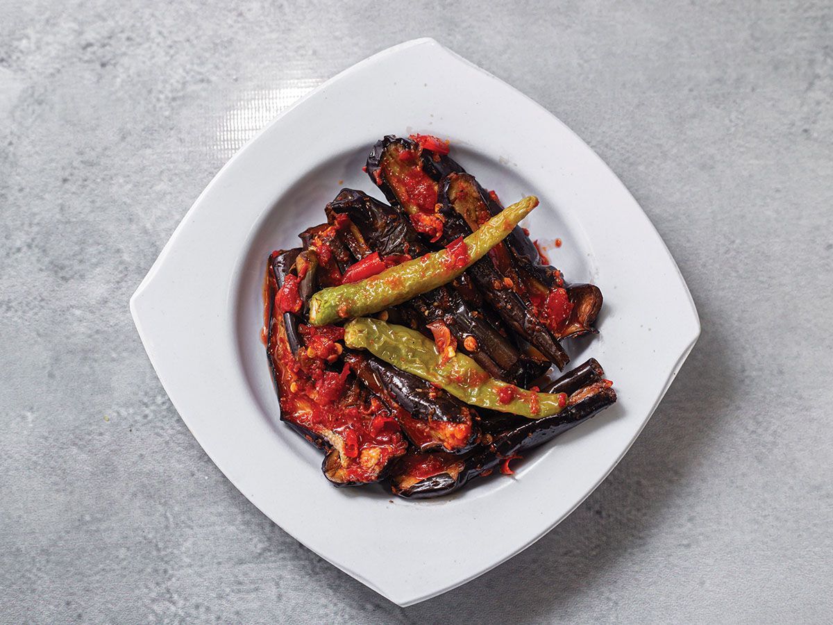 Pickled Eggplant And Tomatoes