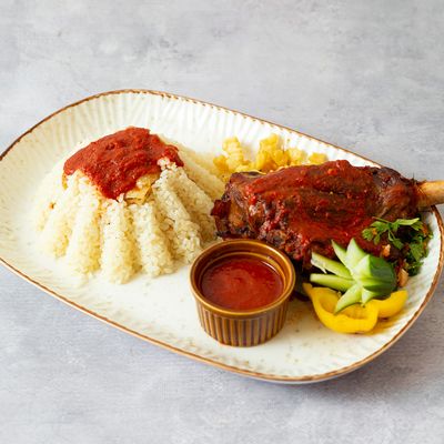 Lamb Shank fattah