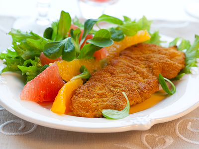 Escalope Pane Platter
