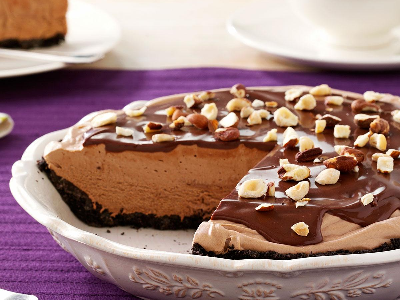 Nutella Chocolate With Cream Pie