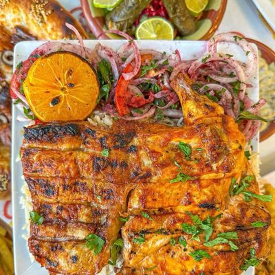 Half Charcoal Grilled Chicken