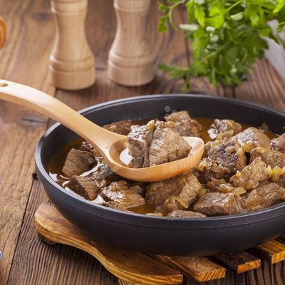 Meat with Onion Casserole