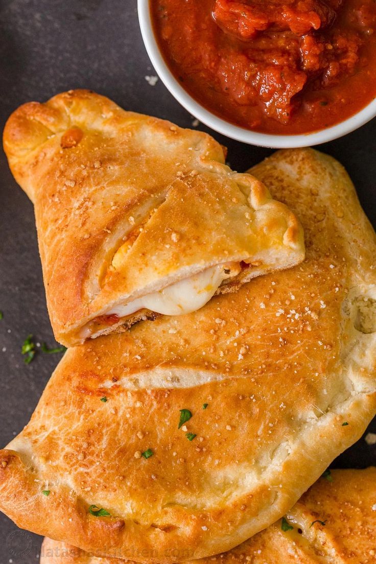 mix meat calzone