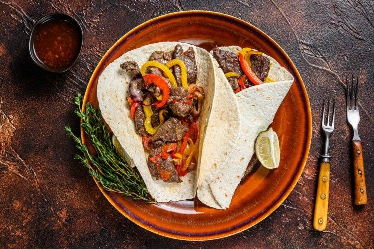 Meat Fajita Sandwich
