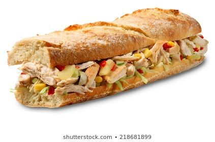 Chicken Shawarma Sandwich - French Bread