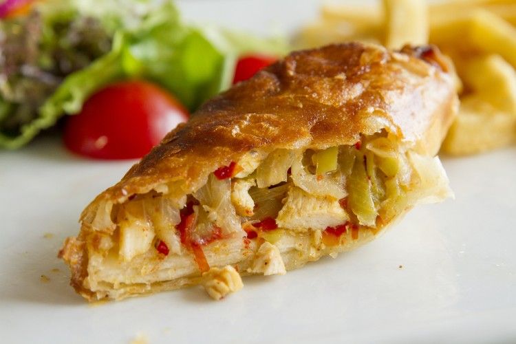 Chicken Shawerma Roll Pie