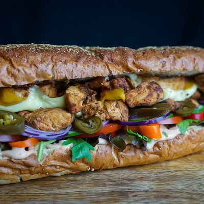 Fajita sandwich
