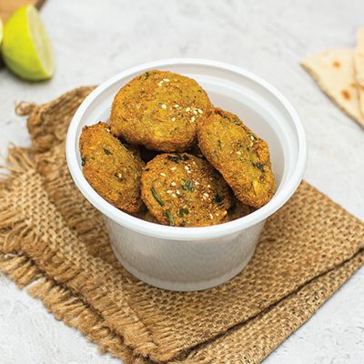 Large Falafel Patty With Sesame