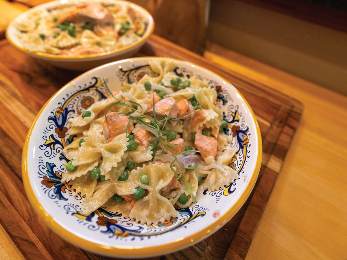 Farfalle with Salmon