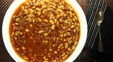 Beans With Minced Meat
