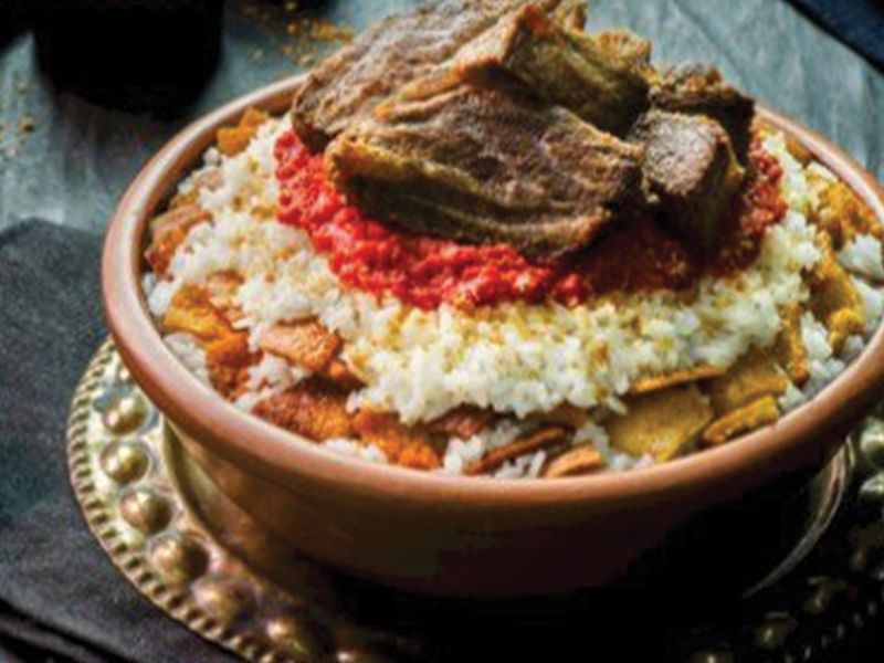 Fatteh with Meat