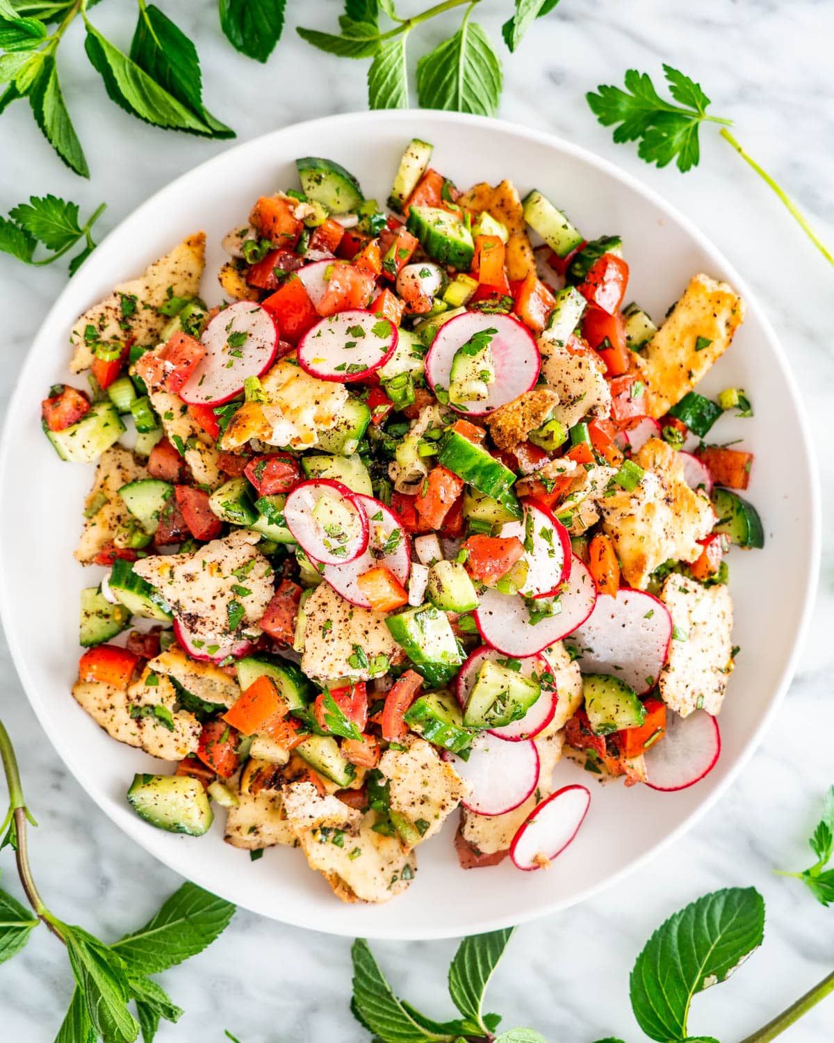 Fattoush Plate