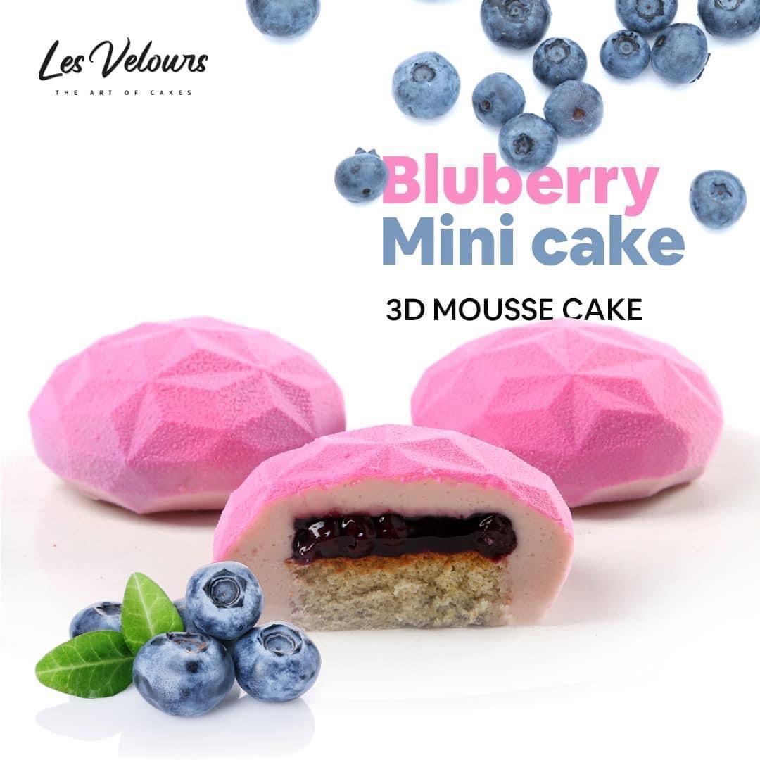 Blueberry mini cake