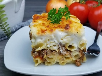 Salami Bechamel Pasta