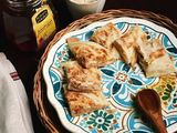 Konafa And Basbousa With Qeshta Pie