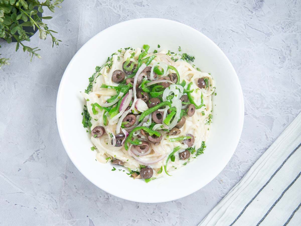 Vegetable Fettuccine Pasta