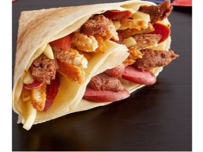 Chicken Pane On Sausage Crepe