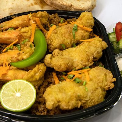 عرض وجبة جمبري وفيليه