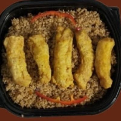Complete Meal Fillet And Seafood Soup