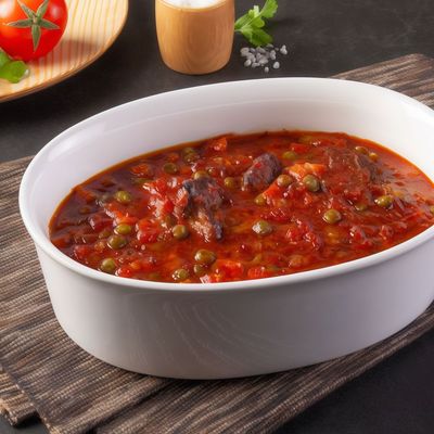 Peas With Carrots And Meat Meal