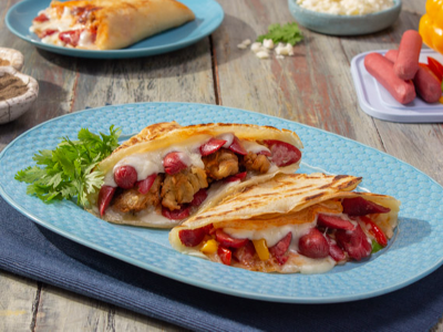 Hot Dog Crepe
